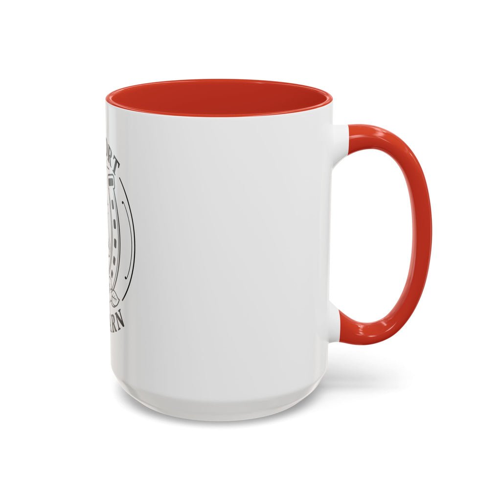 Comfort Is In The Barn Horse Mug — Rustic Horseshoe Coffee Cup (11/15oz)