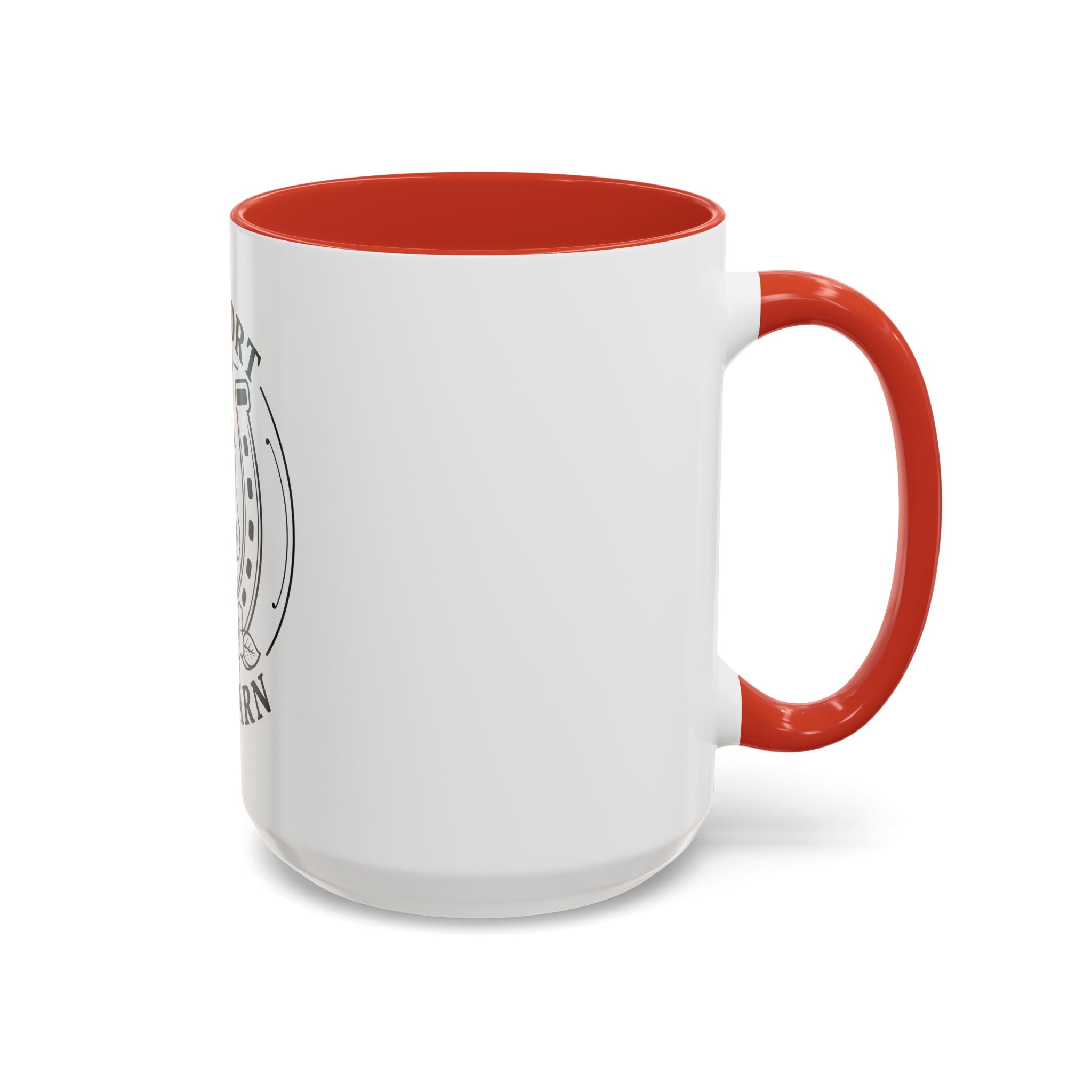 Comfort Is In The Barn Horse Mug — Rustic Horseshoe Coffee Cup (11/15oz)