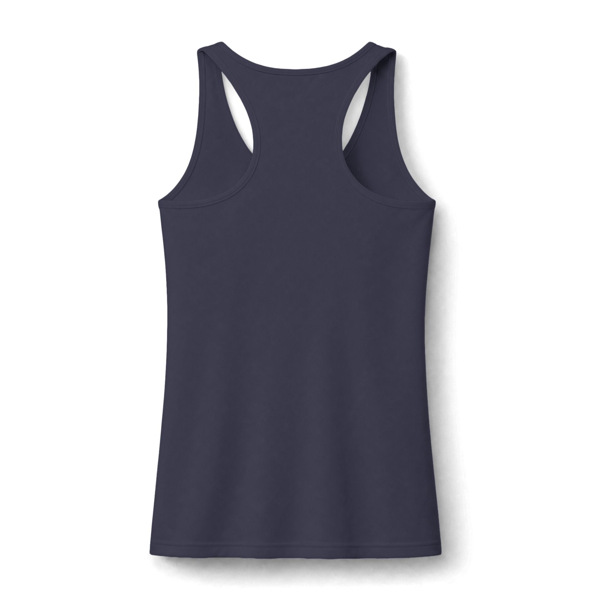 Horses & Coffee Tank Top — "Powered by Horses and Coffee" Women's Racerback