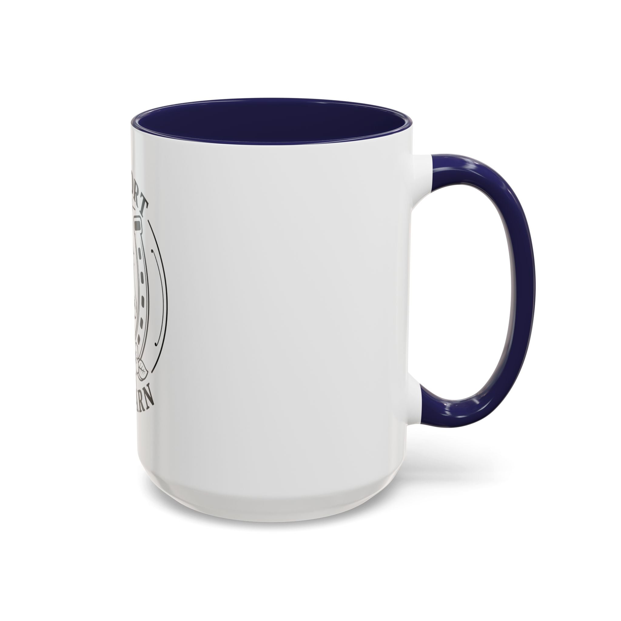 Comfort Is In The Barn Horse Mug — Rustic Horseshoe Coffee Cup (11/15oz)