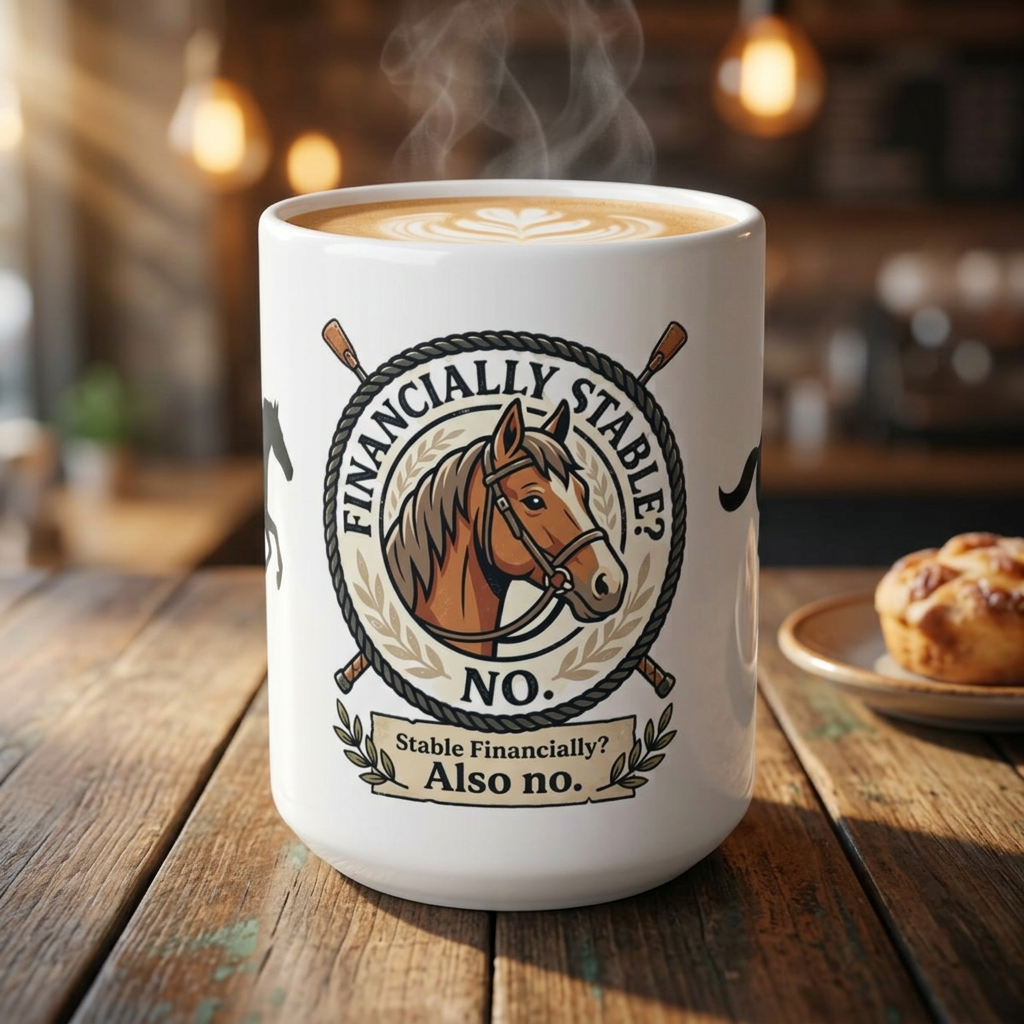 Funny Horse Coffee Mug