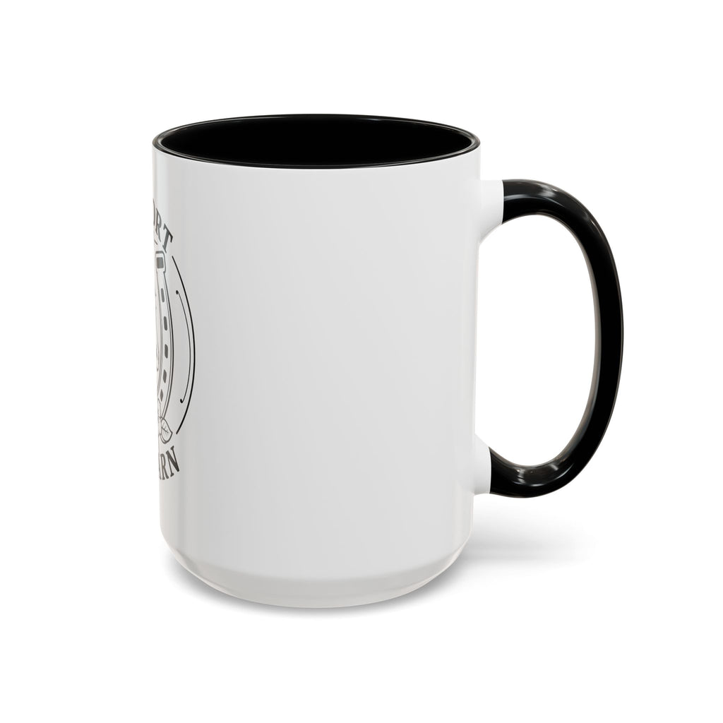 Comfort Is In The Barn Horse Mug — Rustic Horseshoe Coffee Cup (11/15oz)